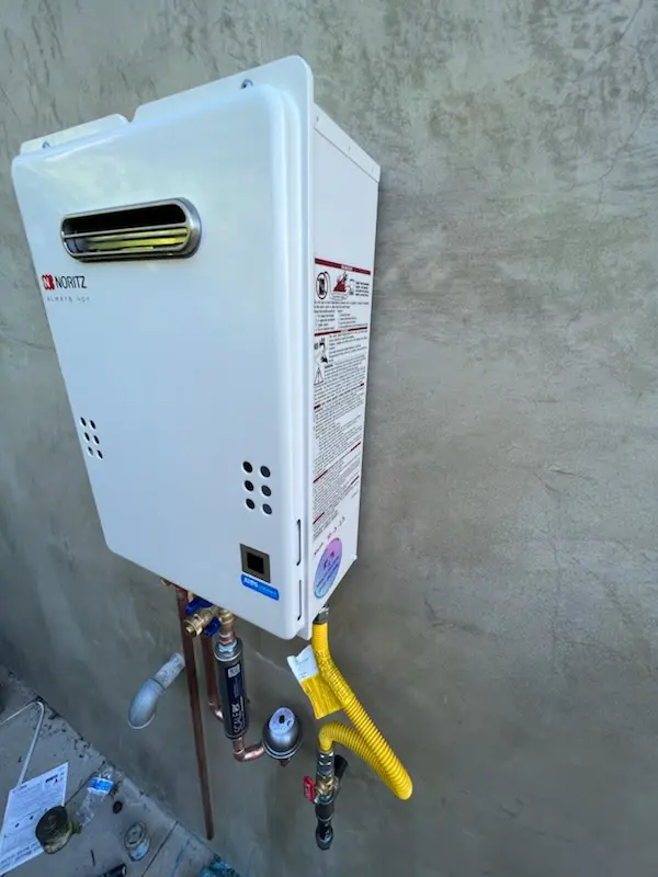 Tankless water heater installation for Indian Cove homes